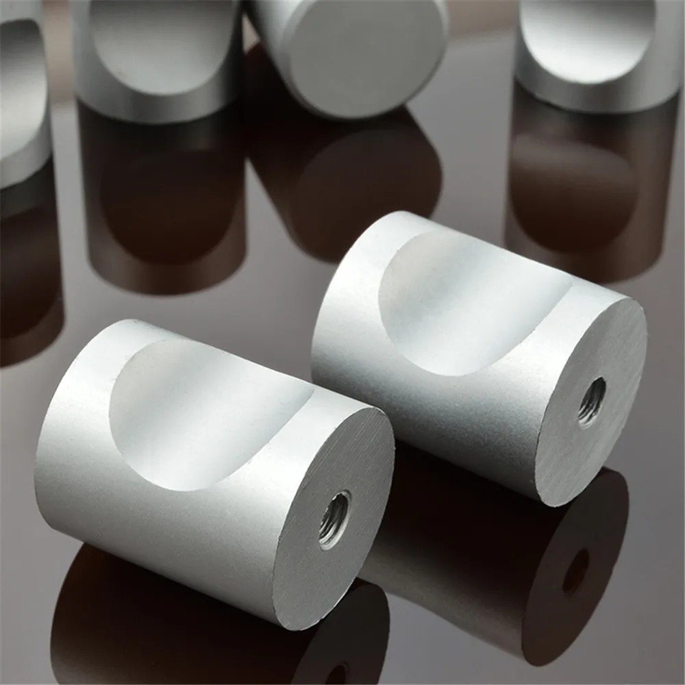 Ручки из алюминиевого сплава ручки для ящика шкафа дверей Мебельная ручка одно