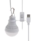 Умная Аккумуляторная USB Светодиодная лампа для экстренного освещения, 5 В, 5 Вт, светодиодная лампа для кемпинга, дома, ночник белого цвета, оптовая продажа и Прямая поставка