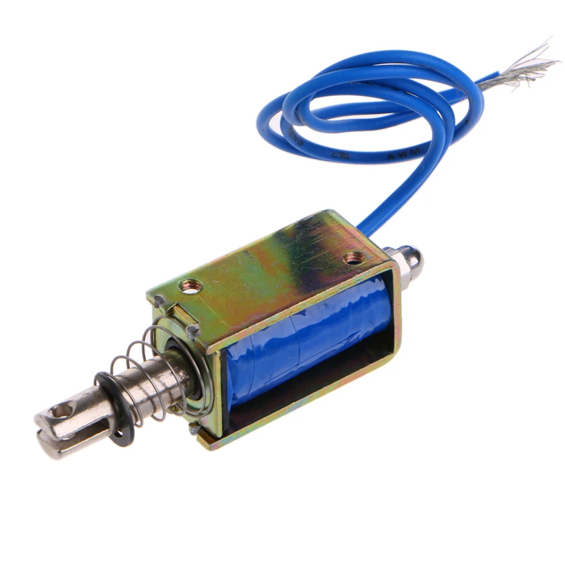 DC 12V нажимной Тип открытая рама линейный Электромагнит всасывания 5N L15|suction| |
