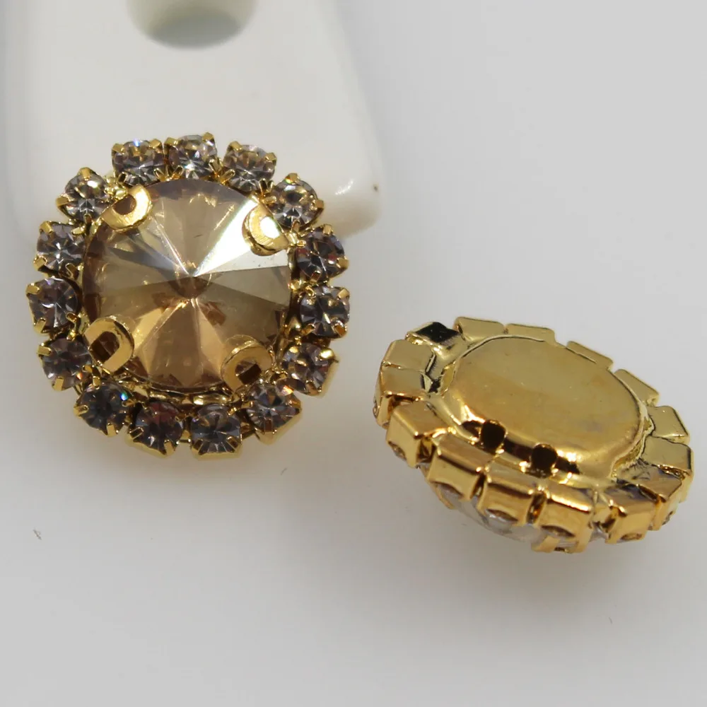 10 шт. круглые металлические пуговицы с 4 отверстиями 16 мм|rhinestone buttons|metal buttonsbutton diy |