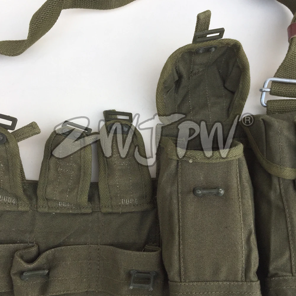 Оригинальный WW2 китайские военные армия Вьетнамская война Тип 63 холст отдельного