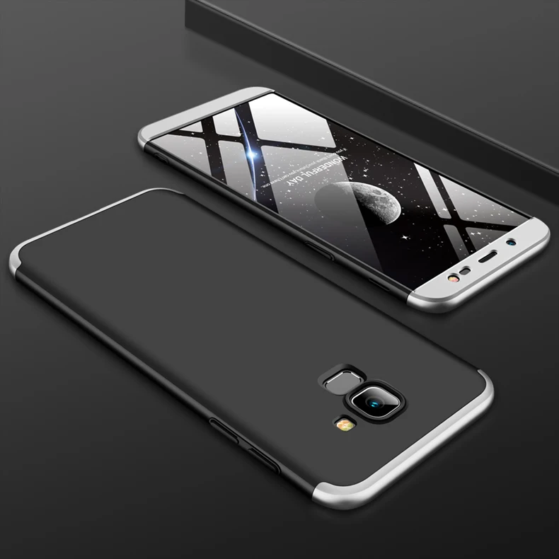 3 Для samsung Galaxy J6 J600F чехол 360 градусов полный корпус чехол для samsung Galaxy J6 SM-J600 Гибридный противоударный чехол - Цвет: 3
