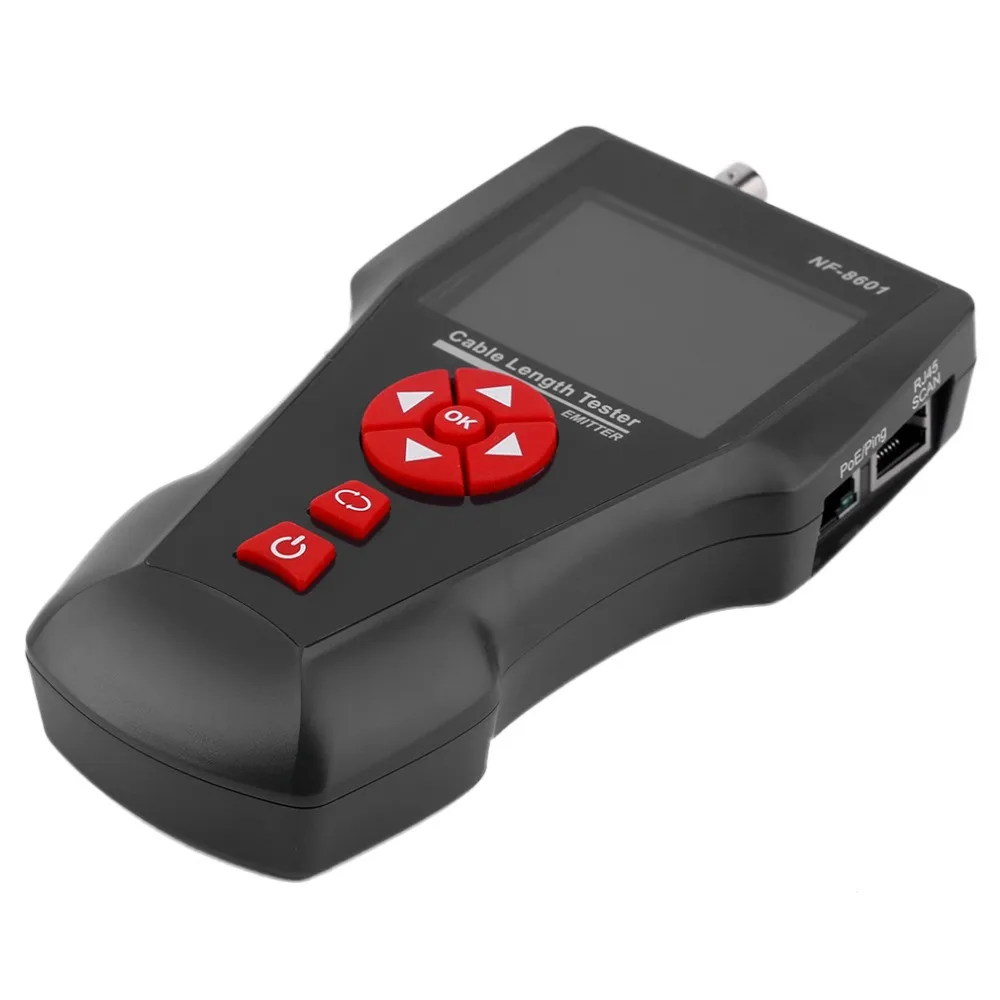 Hot Sale Multi-functional Network Cable Tester NF-8601W High Precision English Version LCD Length Breakpoint Meter | Инструменты