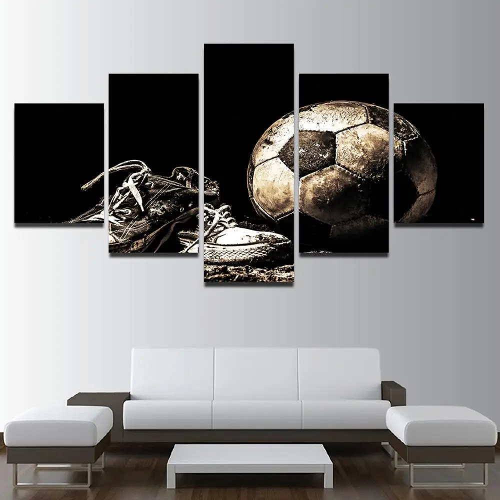 

Drop shipping 5 Panel Wall Art Pictures Canvas Painting abstract canvas poster painting decoration for living room LW124