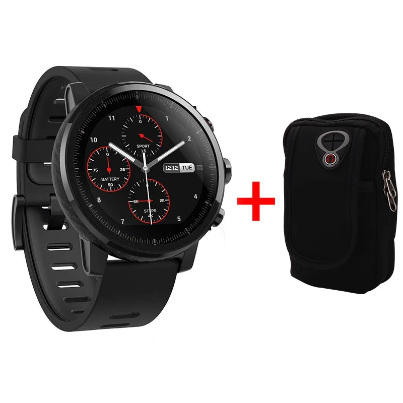 Strat2BC-ORB2 Xiaomi mi Huami Amazfit 2 Amazfit Stratos 2 умные часы мужские с gps Xiao mi часы PPG пульсометр 5ATM - Цвет: Strat2BC-ORB2