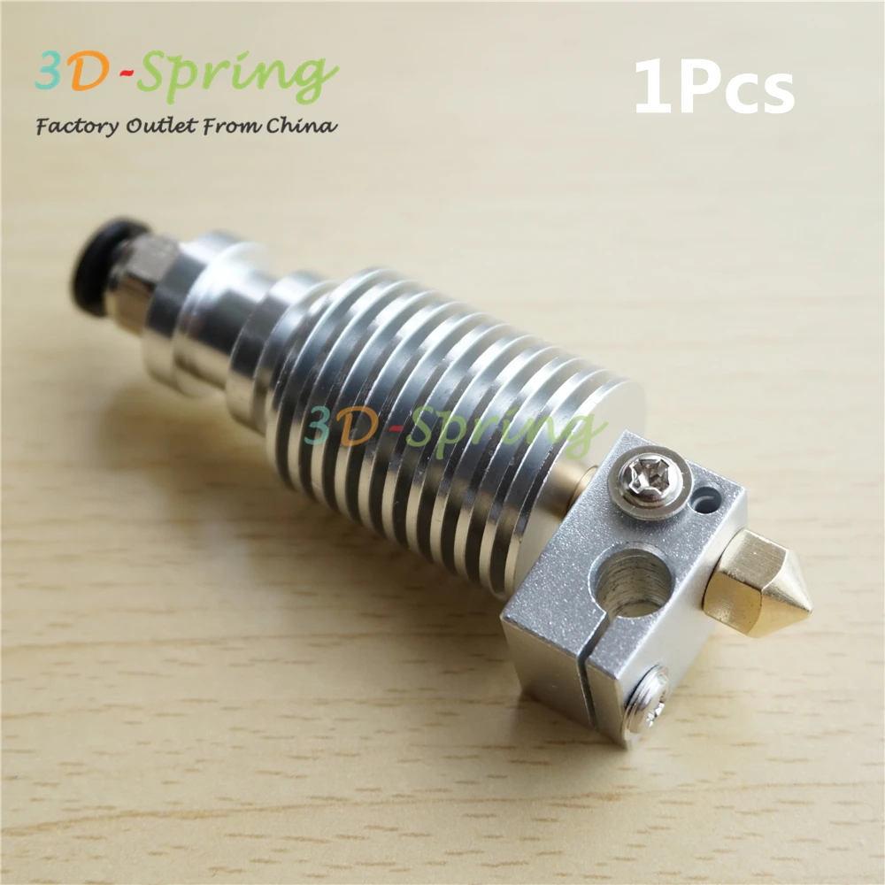 1Pcs V6 Lengthen Remote Hotend Kit Extruder 1.75mm 3mm without Teflon / 4.1 Bore Long Distance 3D Printer Head Heater block | Компьютеры и