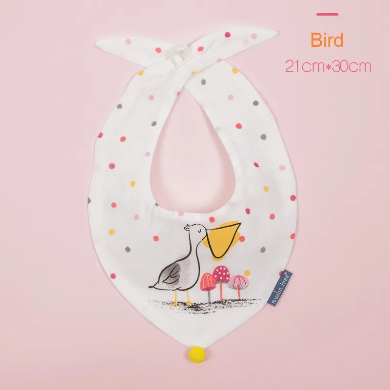 Bird Для маленьких мальчиков Детский хлопковый шарф для мальчика, девочки; бандана корма(прокладочная салфетка Слюнявчики на нагрудник Acessórios для малышей и детей Babador - Цвет: Bird