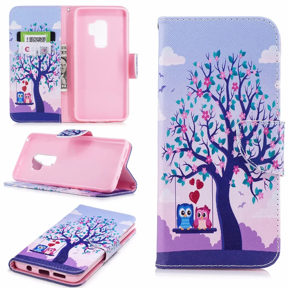 Кожаный чехол-книжка чехол для Coque samsung Galaxy S9 S8 S10 плюс Чехол для samsung J3 J5 J7 J4 J6 плюс Чехол-бумажник чехол для телефона