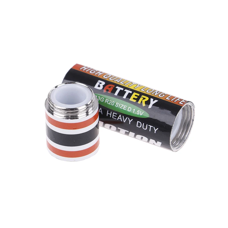 1PC Battery Shape Storage Boxes Secret Stash Diversion Safe Creative Hidden Money Coin Pill Box Container Case 4.8*2.5cm/5*1.4cm | Дом и сад