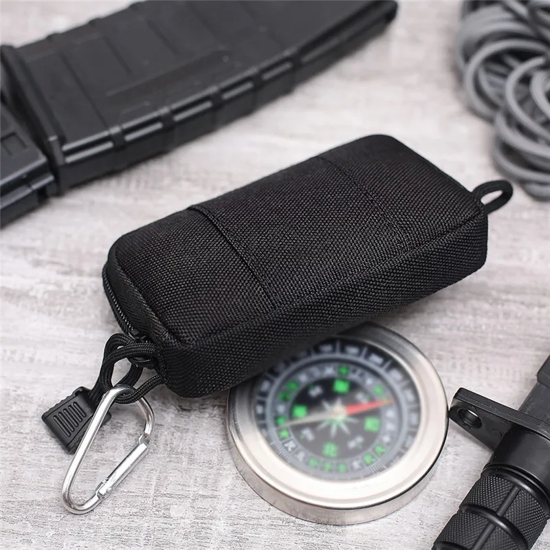 Тактическая Сумка для карт, кошелек, Molle EDC, чехол, водонепроницаемый, для ключей, чехол для денег, военная, для улицы, для охоты, путешествий, поясная сумка