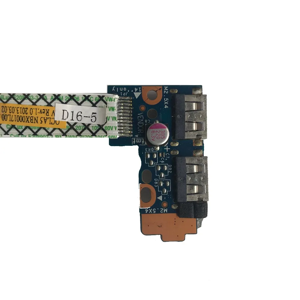 Высококачественная USB-плата с кнопкой питания для Samsung NP350V5C NP355V5C NP350V5X 435M2R99L QCLA4