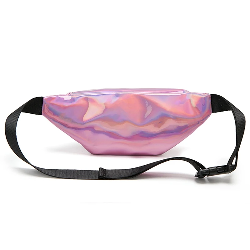 Женская Блестящая поясная сумка нагрудная через плечо маленький пояс кошелек