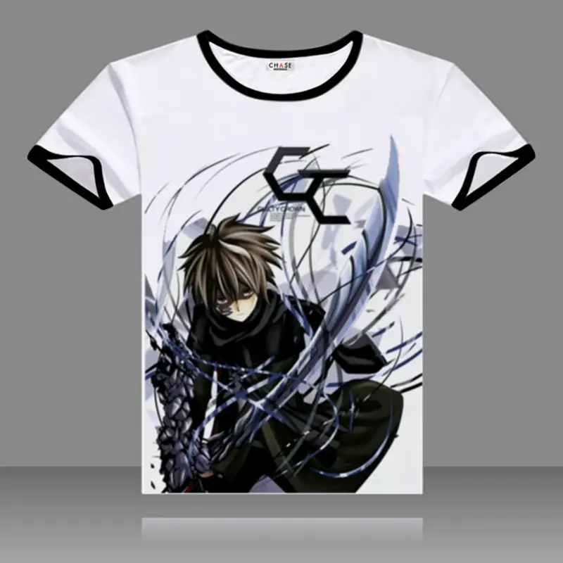 Рубашка с коротким рукавом и круглым вырезом принтом | Тематическая одежда