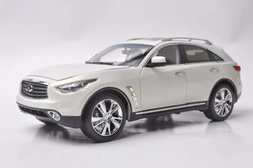 1:18 литая модель для Infiniti QX70 Белый внедорожник игрушечный автомобиль миниатюрная коллекция подарок FX50 FX