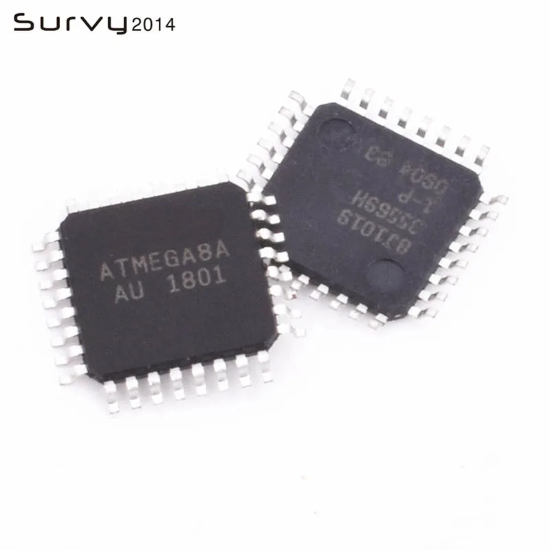 2 Pcs ATMEGA8A-AU ATMEGA8 TQFP-32 microcontroller New | Электронные компоненты и принадлежности
