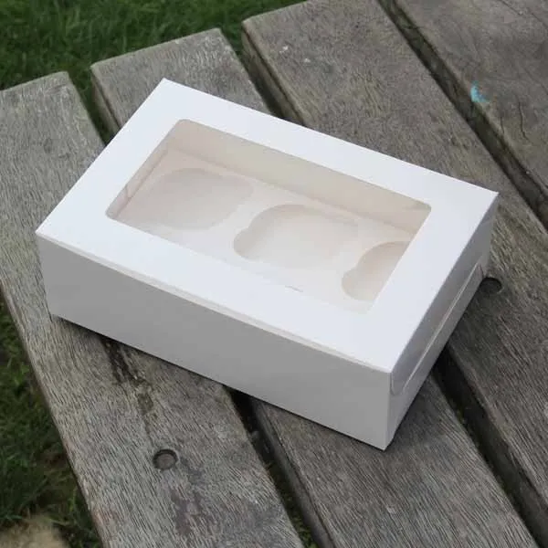 6 торт упаковка Коробки кекс со вставкой для вечерние свадебный подарок 12 шт. | Дом