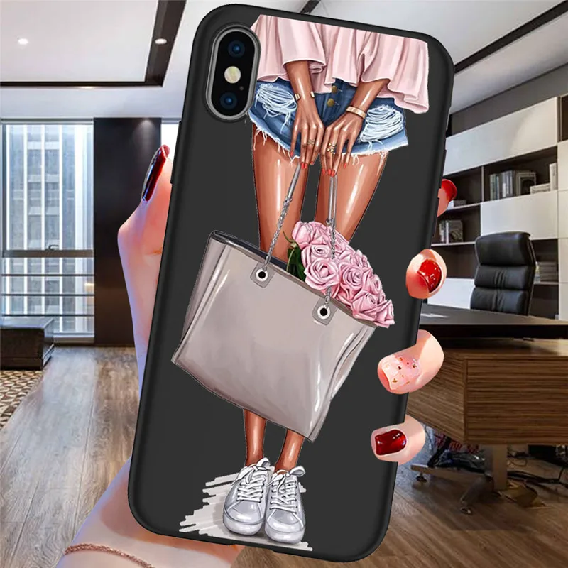 Для iPhone X XR XS Max 5 5S SE 6 6S 7 8 One Plus 5 5T 7 Pro Oneplus 6 6Tphone чехол для телефона Funda Coque Etui Fashion Woman