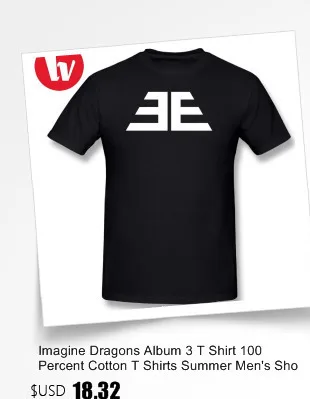 Imagine Dragon Футболка мужская футболка 6XL базовые футболки большого размера плюс 5XL мужская футболка с коротким рукавом хлопок Повседневная музыкальная футболка