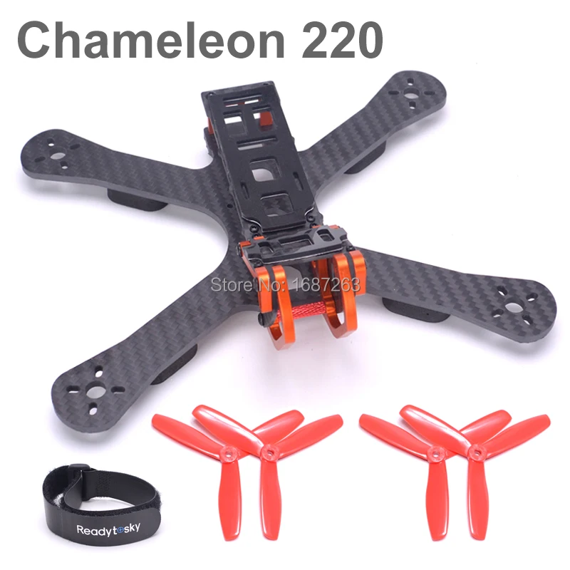 Хамелеон FPV рама 220 мм 5 &quotFPV Фристайл Quad Unibody гоночный Дрон для QAV X R|fpv racing drone|racing