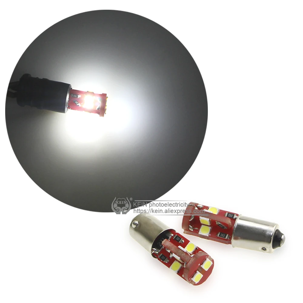 KEIN 4 шт. ba9s led BAX9S BAY9S t4w h6w h21w t11 363 3030 10smd 12В автомобильные лампы для чтения номерного