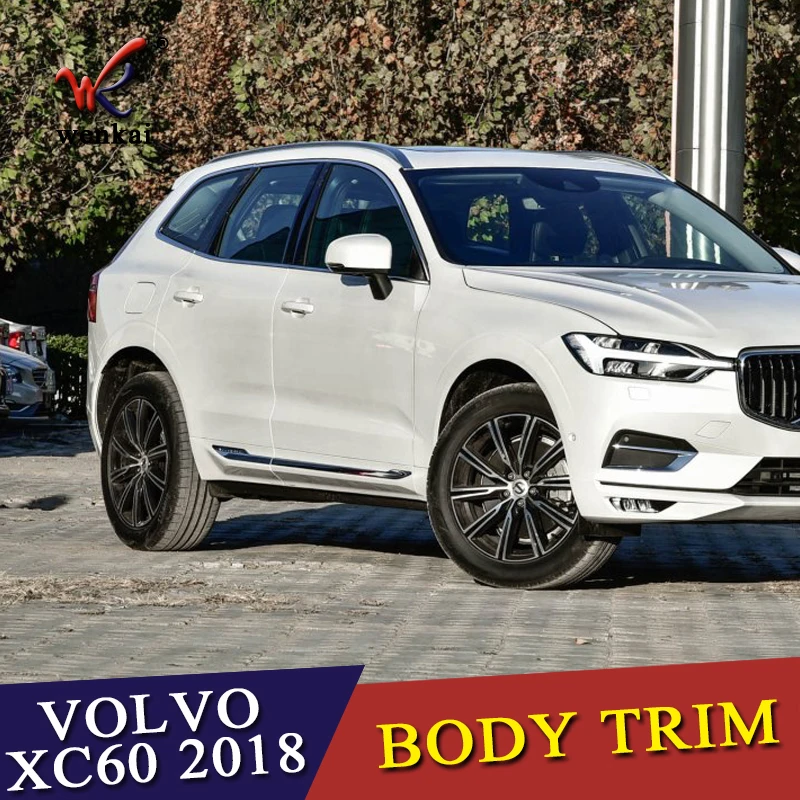 Автомобильный Стайлинг ABS хромированные аксессуары 4 шт. внешняя боковая панель двери корпус молдинг отделка протектор для Volvo XC60