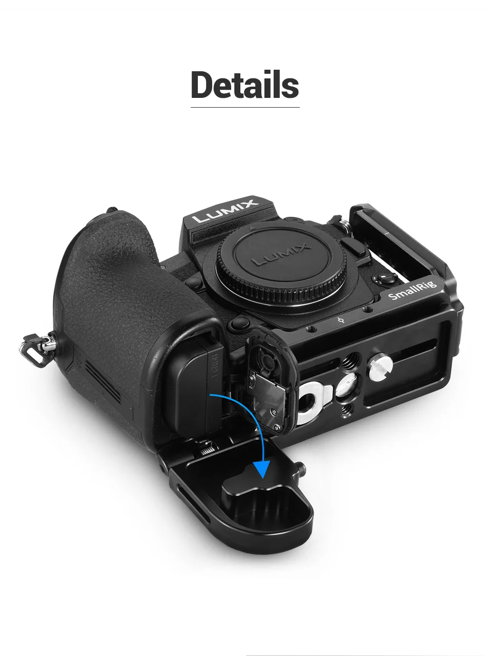 SmallRig G9 L кронштейн пластина для Panasonic Lumix G9 Arca-Swiss стандарт L Пластина Монтажная пластина-2191