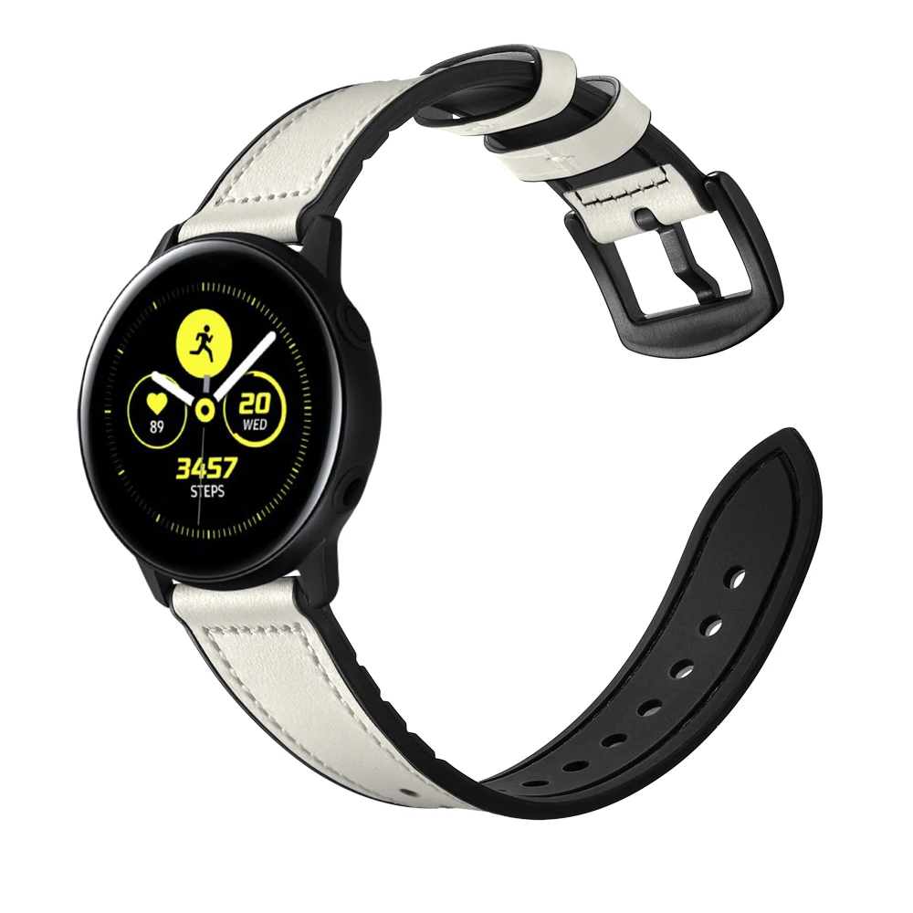 8 цветов силиконовый ремешок из натуральной кожи для samsung Galaxy Watch активный
