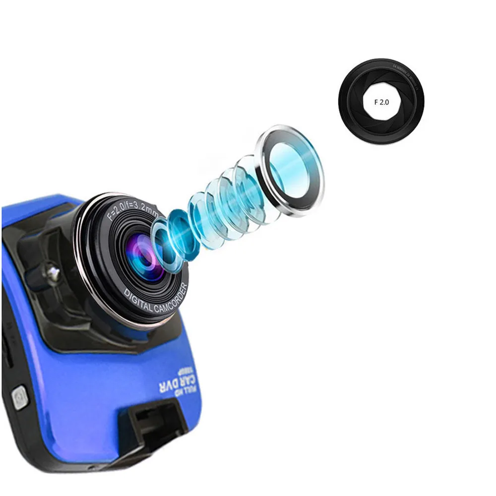 Макс 1080P 2 4 дюймов Автомобильный видеорегистратор Dash Cam HD AV-OUT/HDMI g-сенсор