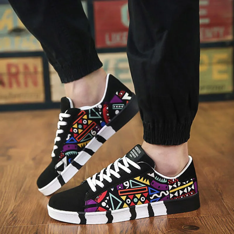 2017 модная мужская обувь унисекс Обувь без застежки из искусственной кожи с