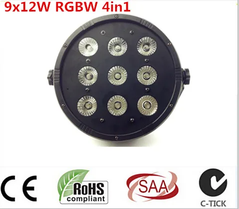 12x12W RGBW 4in1 led par light 54 DJ Par LED RGB 12x9W Wash Disco Light DMX контроллер сценическое освещение