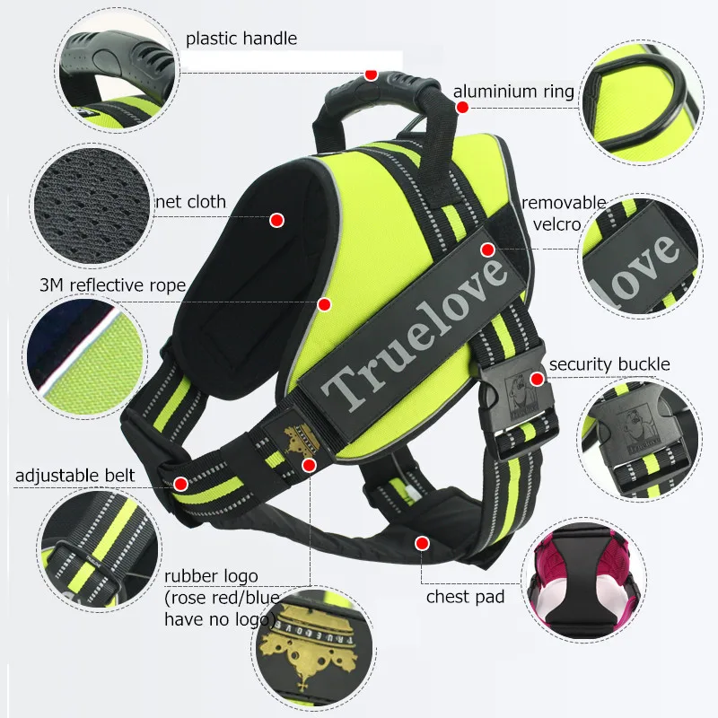 Светоотражающая сетчатая мягкая жилетка для маленьких и больших питомцев