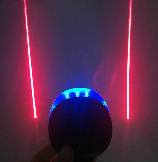 Bule Велосипедный задний светильник(5LED+ 2 лазера) водонепроницаемый велосипедный светильник 7 Режим крутой вспышки Задние фонари для велосипеда аксессуары светильник s - Цвет: Bule