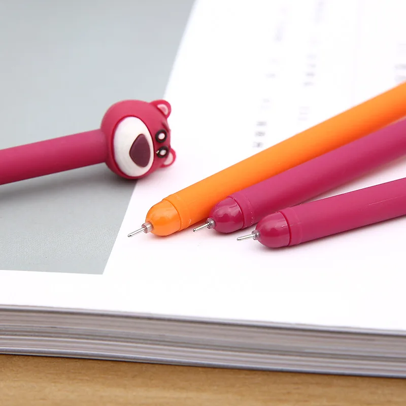 1 Piecce Lytwtw's Cute Cartoon Animals Bear Fox Gel Pens Kawaii Stationery Material Office School Supplies Kids Gifts | Канцтовары