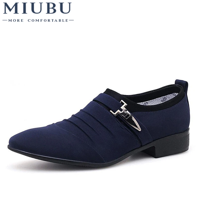 

MIUBU Plus Size 38-48 Men Dress Shoes Classic Business Office Oxford Shoes For Men 2020 New Casual British Style Man Flats