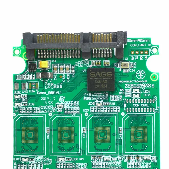 10 портов Micro SD карты памяти TF SATA SSD адаптер с raid Quad 2.5 &quotдюйма конвертер|sata ssd