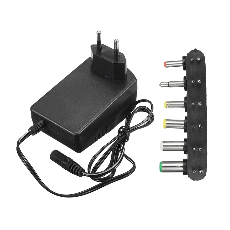 LEORY Универсальный DC12V адаптер переменного тока 2.5A 30 Вт регулируемый Напряжение