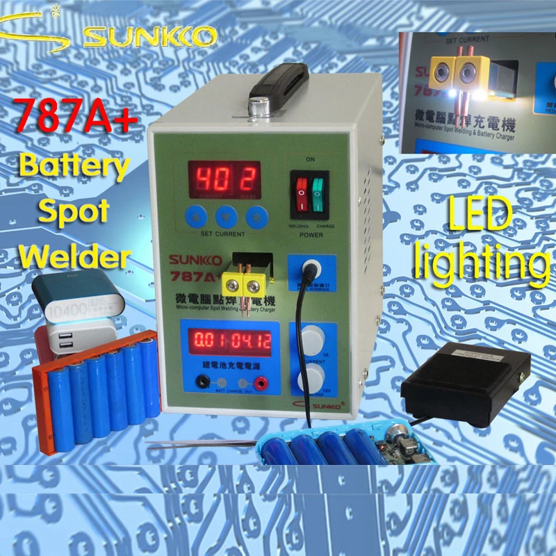 1pc 787A+MCU Battery Spot Welder machine Welding Machine Applicable Notebook and Phone Precision Pedal | Инструменты