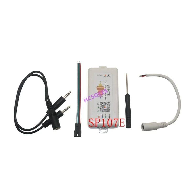 SP108E WI-FI SP107E SP106E музыкальный контроллер для WS2812B Светодиодные ленты SP105E SP110E Bluetooth SK6812 RGB/RGBW APA102 WS2811 светодиодный светильник