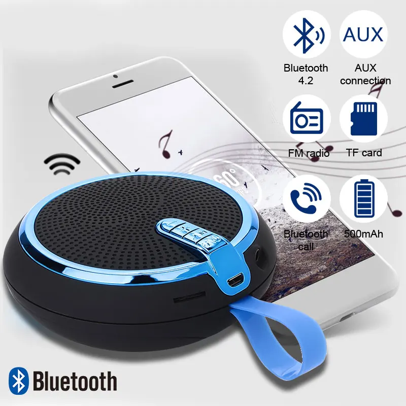 3 цвета Bluetooth 4 2 говорящий радиоприемник сабвуфер музыкальный мини портативный