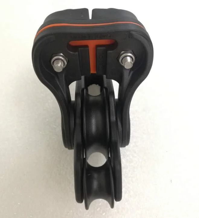 Парусная лодка шлюпка 35 мм 1 3/" Одиночная Поворотная Скоба скрипка Fairlead скоб блок небольшой лодочный блок BP-3521F