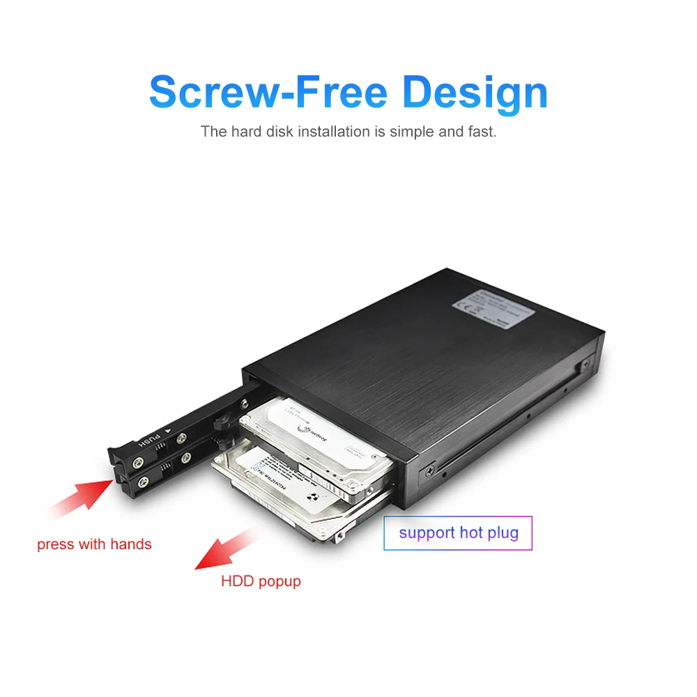 Внутренний корпус OImaster HE 2005 2 5 дюйма для SATA HDD чехол жесткого диска внутренняя