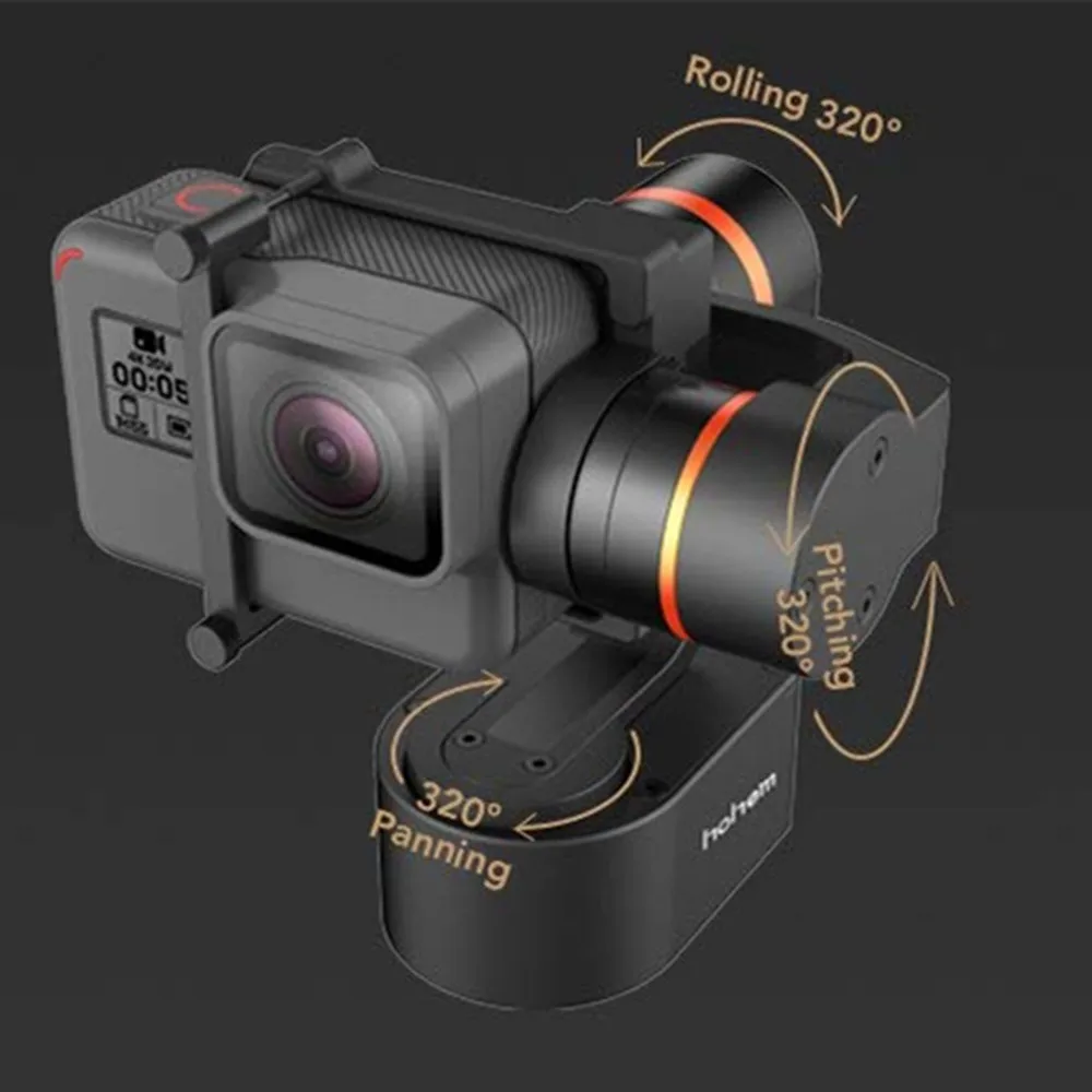 Hohem XG1 3 оси стабилизатор Совместимо для GoPro Hero 6/5/4/3/Yi CAM/SJCAM действие Камера|Риги и