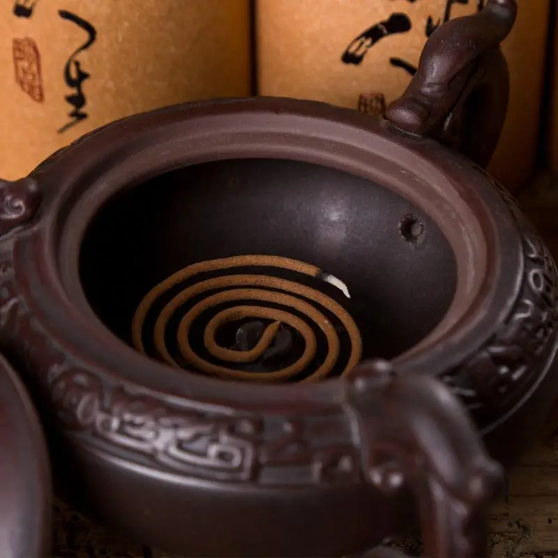 

120 pcs/Box Bathroom Interior Bedroom Toilet Natural Lavender Perfume Aromatherapy Sandalwood Coil Incense Tibetan Incense India