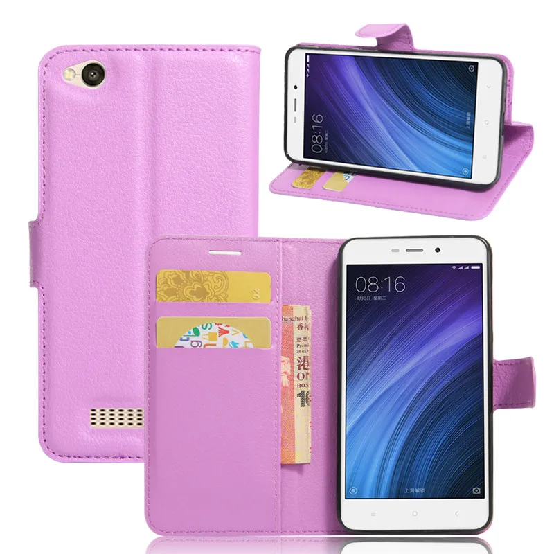 Чехол-бумажник для Xiaomi Redmi 4A откидной Чехол из искусственной кожи Xiomi Xiami Homgmi Redrice 4