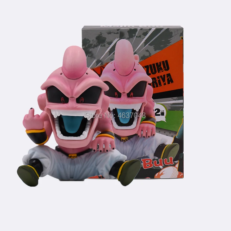 11 см аниме Dragon Ball Z Son Goku Child Majin Buu Cell Freeza Frieza Buruma Bulma ПВХ фигурка, Игрушечная модель малыша - Цвет: Majin Buu in box