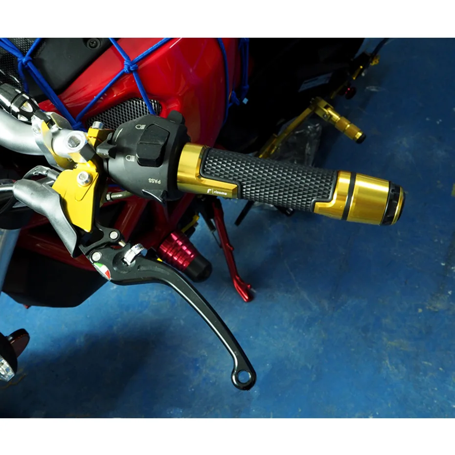 Ручки и наконечники универсальные для мотоцикла 7/8 дюйма 22 мм yamaha r3 r6 ybr 125 fz6 xj6 fz1