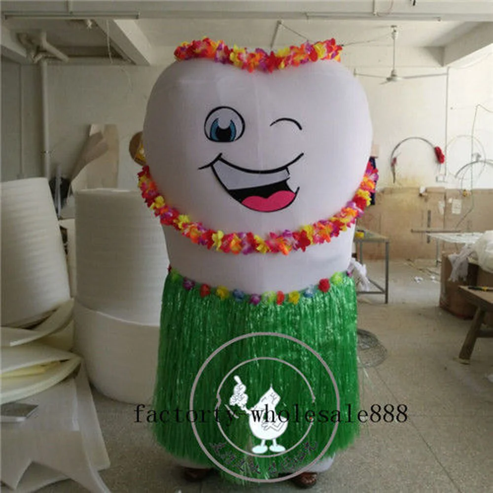 

New Tooth Mascot Costume Suits Cosplay Party Game Dress Outfits Clothing Advertising Carnival Halloween Christmas Easter Adults