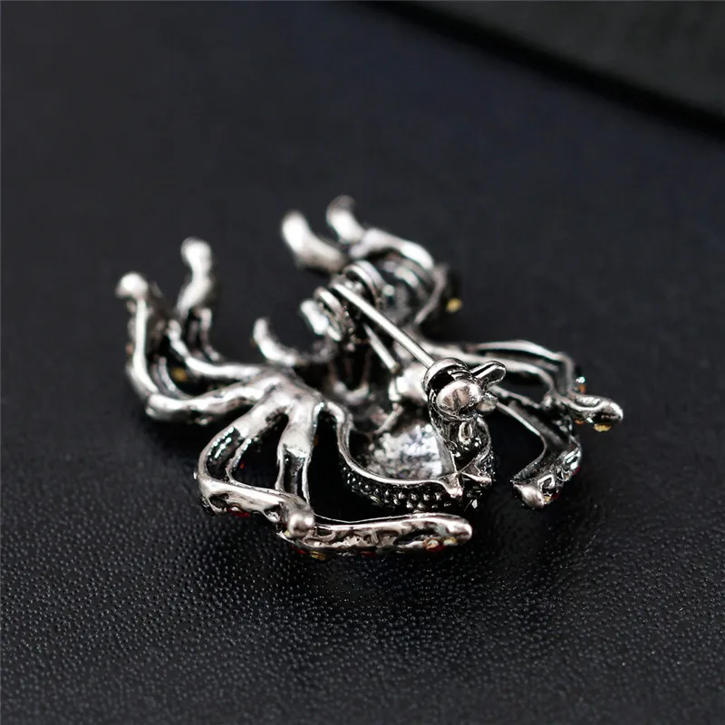 Винтажная брошь в виде насекомых пауков заколки и Броши со стразами для женщин