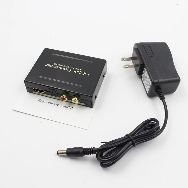 Цифровой оптический аналоговый экстрактор 2 канала PCM стерео аудио Blu Ray Play 1080P HDMI в