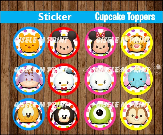 Tsum Вечеринка стикер Toppers Super Women Birthday Party декоративные сладости теги наклейка на
